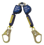  3M™ DBI-SALA® Nano-Lok™ 9 ft. (2.74m) twin-leg lifelines - Self-locking steel rebar hook on each lifeline (3101634)